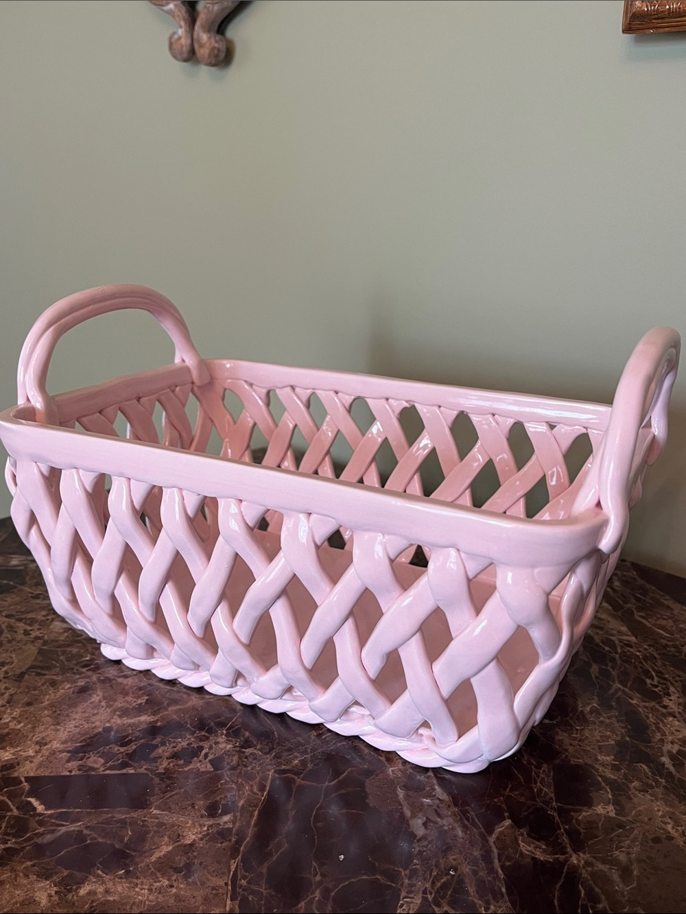 Grace's Pantry: Ceramic Woven Basket